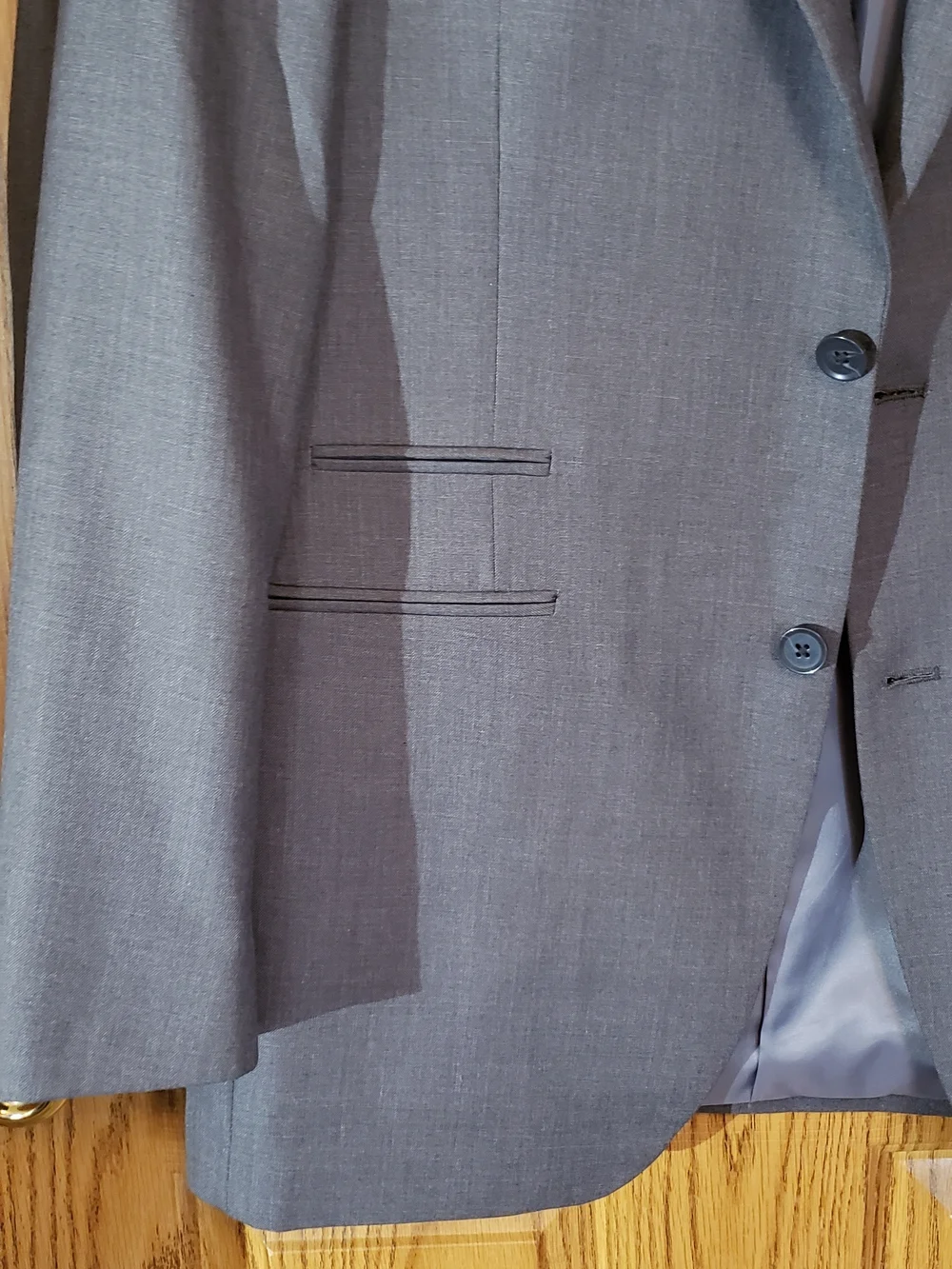 jf j.ferrar Two-Button Blue Sport Coat.‎ Small. Formal Wear. Lined. Vest.